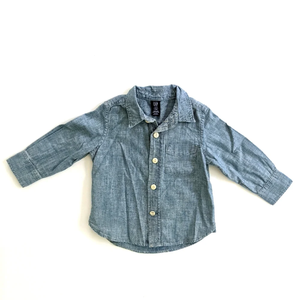 Baby Gap Chambray Button Up Shirt
